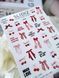 Slider design SLIDIZ decal on any background, with white backing, cherries, bows