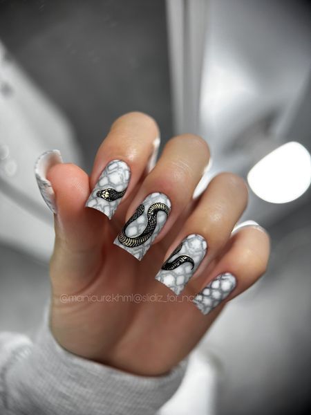 Slider design on any background combined foil (gold), snake, snake