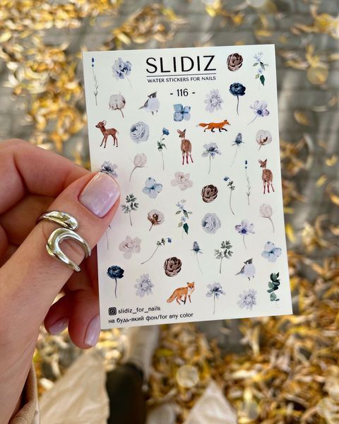 Слайдер-дизайн SLIDIZ наклейка на любой фон, зимняя тематика, цветы 116 фото