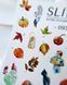 Slider design SLIDIZ decal on any background, autumn