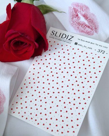 Слайдер-дизайн SLIDIZ наклейка на будь-який фон, з білою підложкою, love mood 372 фото