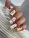 Slider design SLIDIZ decal on any background, with white backing, tropical flowers