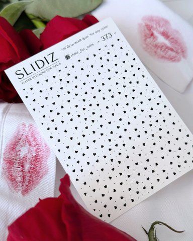 Слайдер-дизайн SLIDIZ наклейка на будь-який фон, з білою підложкою, love mood 373 фото
